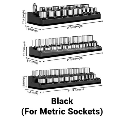 Precision magnetic socket holder set