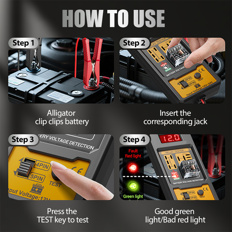 🚗 Your Electrical Safety Guardian. LED Indicator Tester for Safe, Accurate Checks.