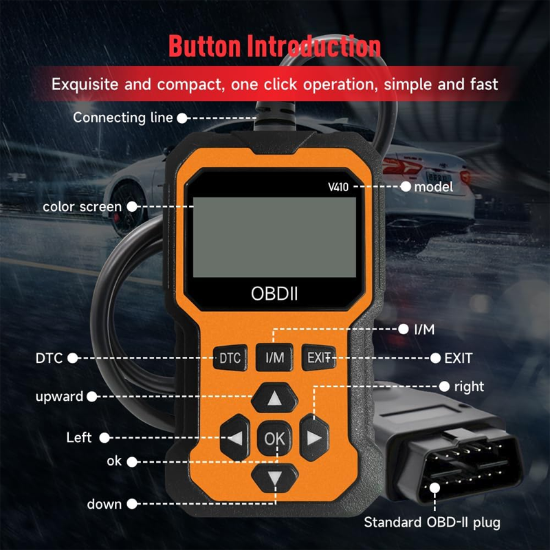 ⚡Plug it in and scan! Professional-grade OBD2 diagnostic tool.  Even beginners can easily maintain their vehicles.