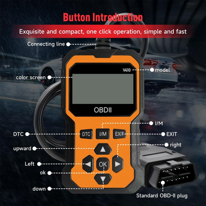 ⚡Plug it in and scan! Professional-grade OBD2 diagnostic tool.  Even beginners can easily maintain their vehicles.