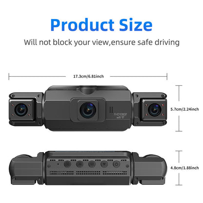 💥4-Channel HD Dash Cam with Night Vision