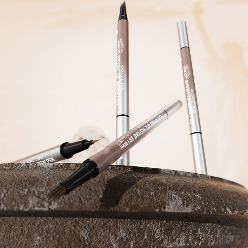 2-in-1 Waterproof Liquid Brow Pen