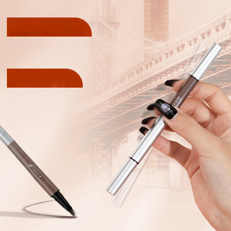 2-in-1 Waterproof Liquid Brow Pen