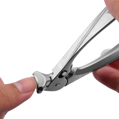 💅Stainless Steel Nail Clipper with Curved Precision Blades – Effortless for Thick Nails & Seniors! ✂️✨