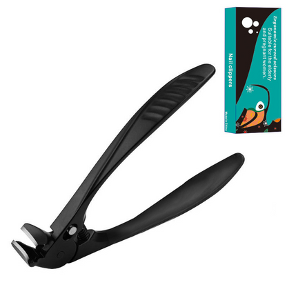💅Stainless Steel Nail Clipper with Curved Precision Blades – Effortless for Thick Nails & Seniors! ✂️✨