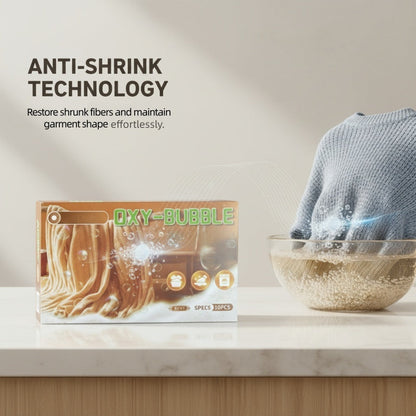 🧶 Sweater Revive Effervescent Tablets – Anti-Shrink, Restores Softness & Safe for Colors 🧺