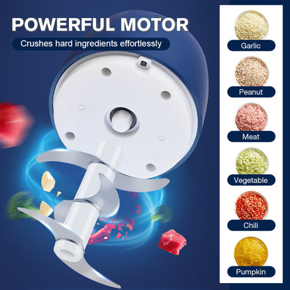 💎 Powerful Large-Capacity Electric Food Chopper – Robust Motor, Smart Design & Stainless Steel Blades