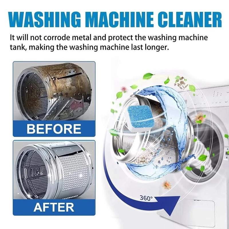 🔥Multi-functional Washing Machine Cleaner Tablets
