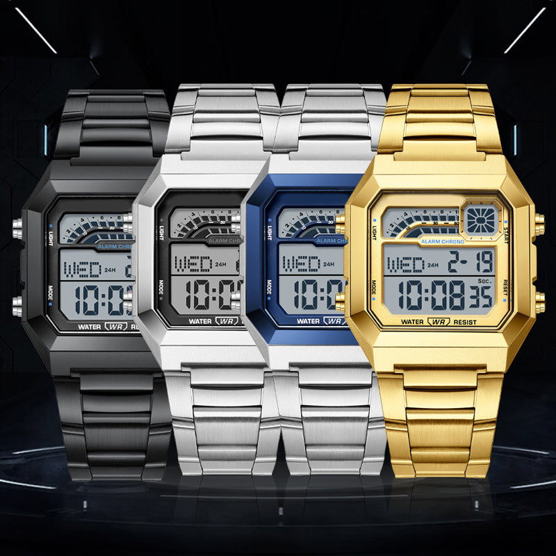 🔥Unisex Square Digital Watch with Luminous Display