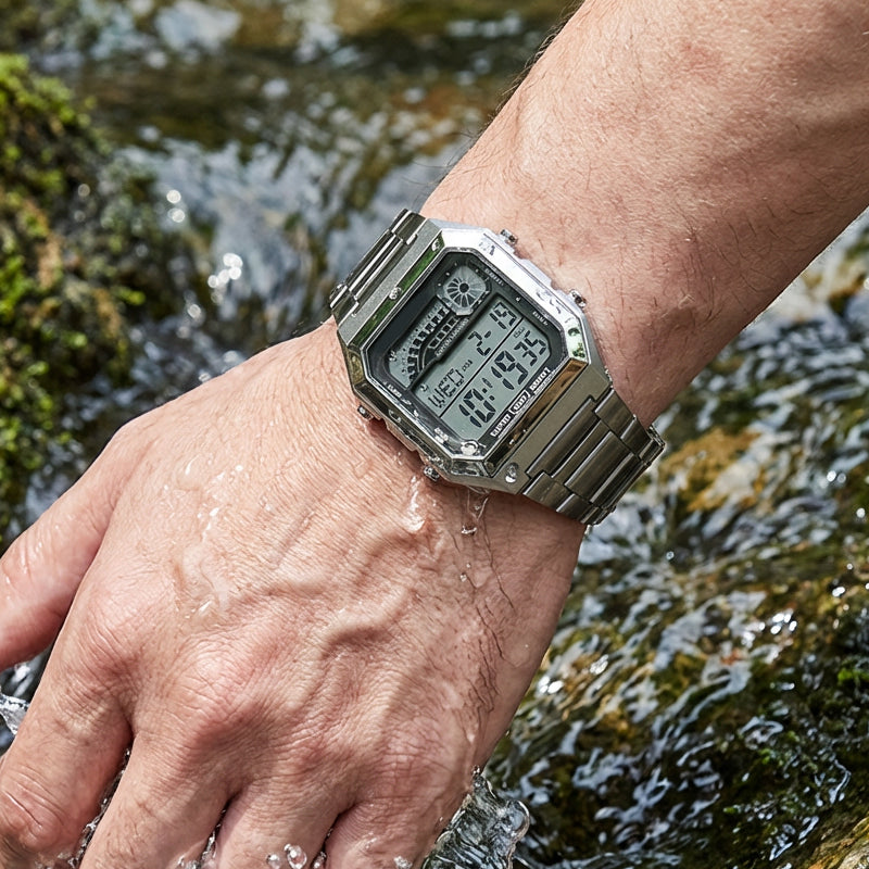 🔥Unisex Square Digital Watch with Luminous Display