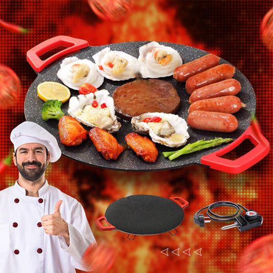 🌟Electric Non-stick Smokeless Baking Pan