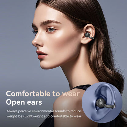 🎧Bone Conduction Wireless Bluetooth Ear Clip Earphones with Touch Screen
