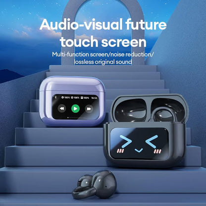 🎧Bone Conduction Wireless Bluetooth Ear Clip Earphones with Touch Screen