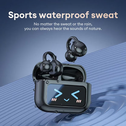 🎧Bone Conduction Wireless Bluetooth Ear Clip Earphones with Touch Screen