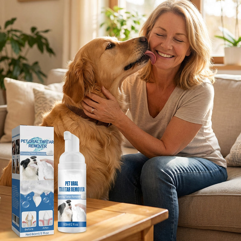 🐾Pet Oral Care Foaming Tartar Remover