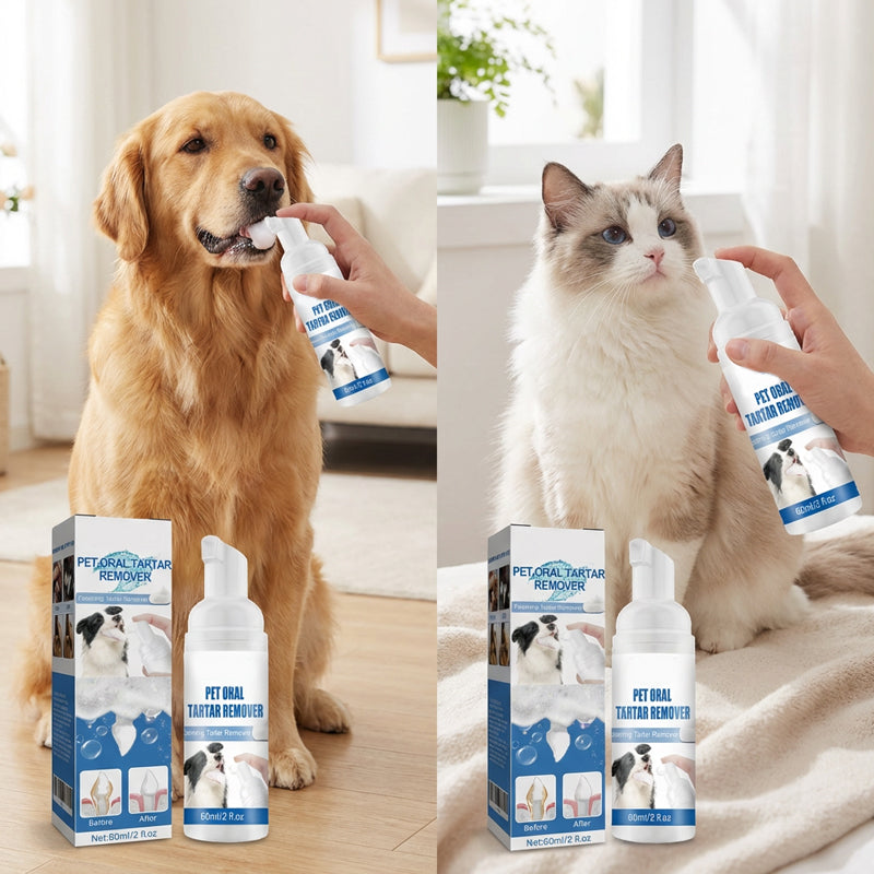 🐾Pet Oral Care Foaming Tartar Remover