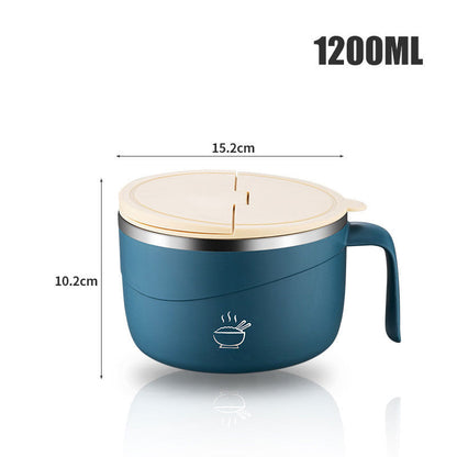 304 Stainless Steel Insulated Ramen Bowl