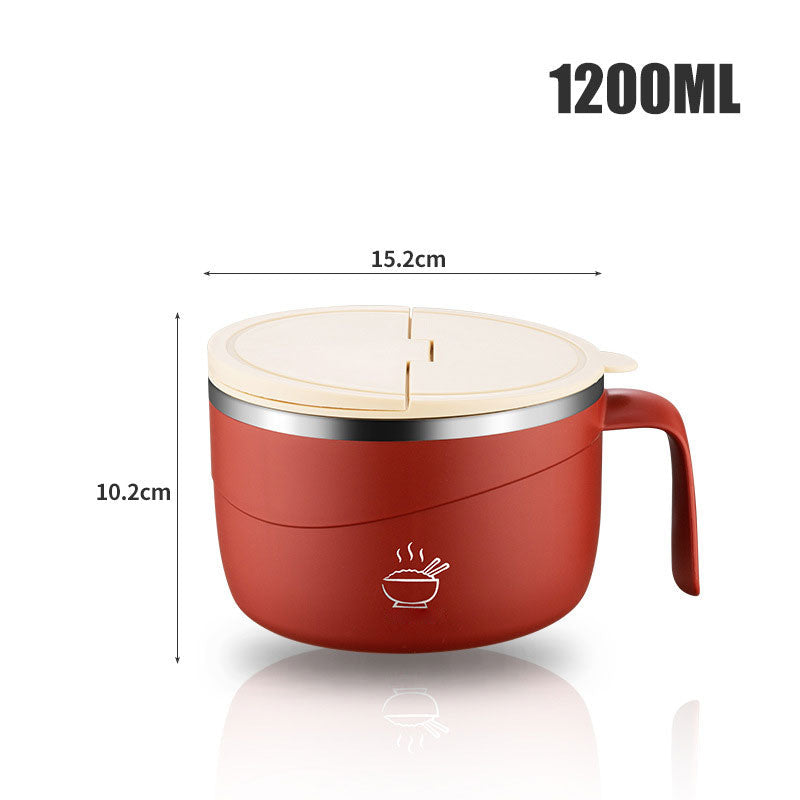 304 Stainless Steel Insulated Ramen Bowl