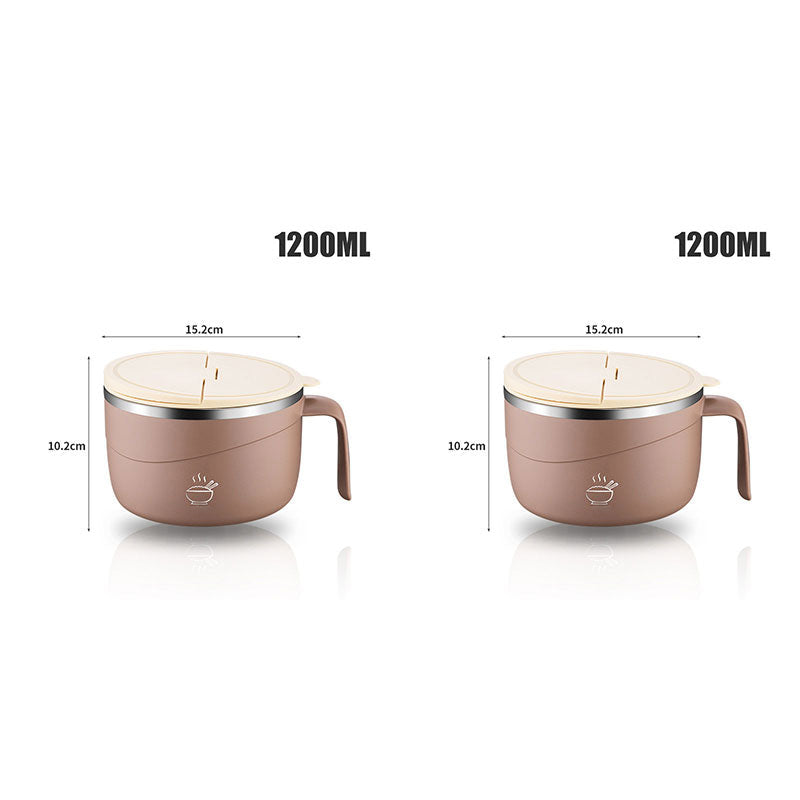 304 Stainless Steel Insulated Ramen Bowl