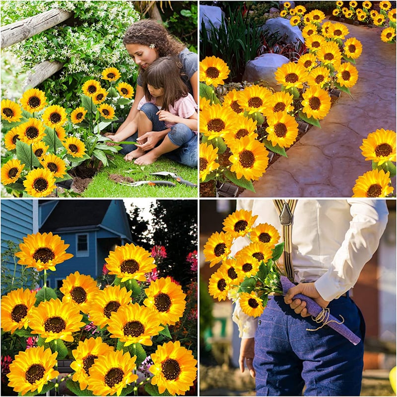 🌻 Realistic & Weatherproof | 2026 Hot Sale Solar Sunflower | IP65 Outdoor Decor