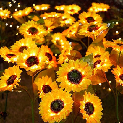 🌻 Realistic & Weatherproof | 2026 Hot Sale Solar Sunflower | IP65 Outdoor Decor