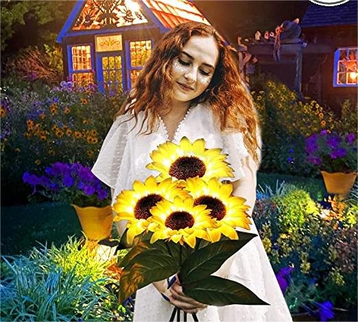 🌻 Realistic & Weatherproof | 2026 Hot Sale Solar Sunflower | IP65 Outdoor Decor