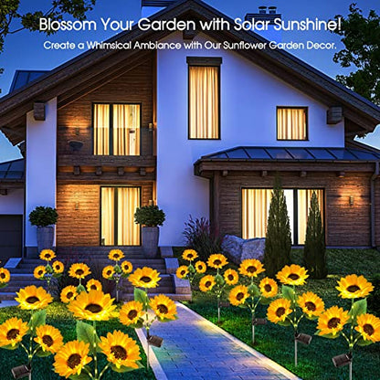 🌻 Realistic & Weatherproof | 2026 Hot Sale Solar Sunflower | IP65 Outdoor Decor