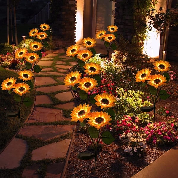 🌻 Realistic & Weatherproof | 2026 Hot Sale Solar Sunflower | IP65 Outdoor Decor