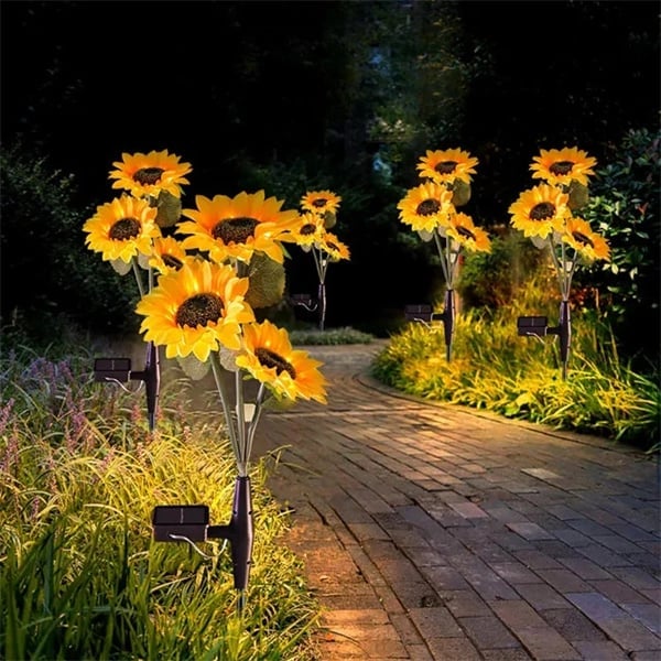 🌻 Realistic & Weatherproof | 2026 Hot Sale Solar Sunflower | IP65 Outdoor Decor