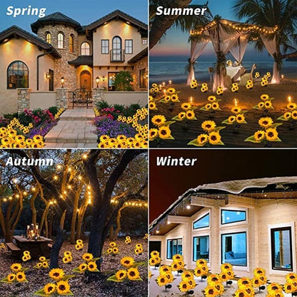 🌻 Realistic & Weatherproof | 2026 Hot Sale Solar Sunflower | IP65 Outdoor Decor