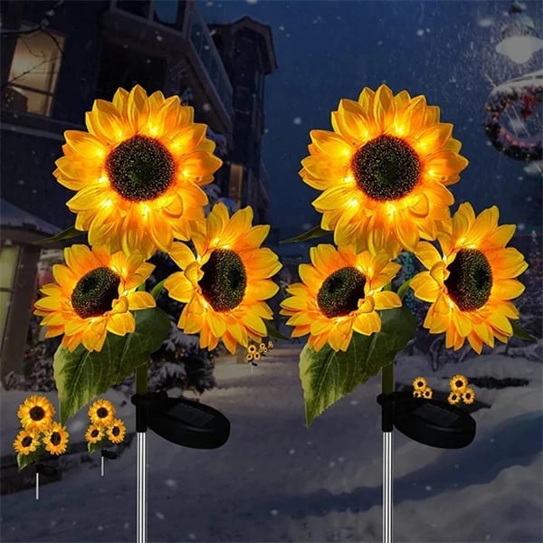 🌻 Realistic & Weatherproof | 2026 Hot Sale Solar Sunflower | IP65 Outdoor Decor