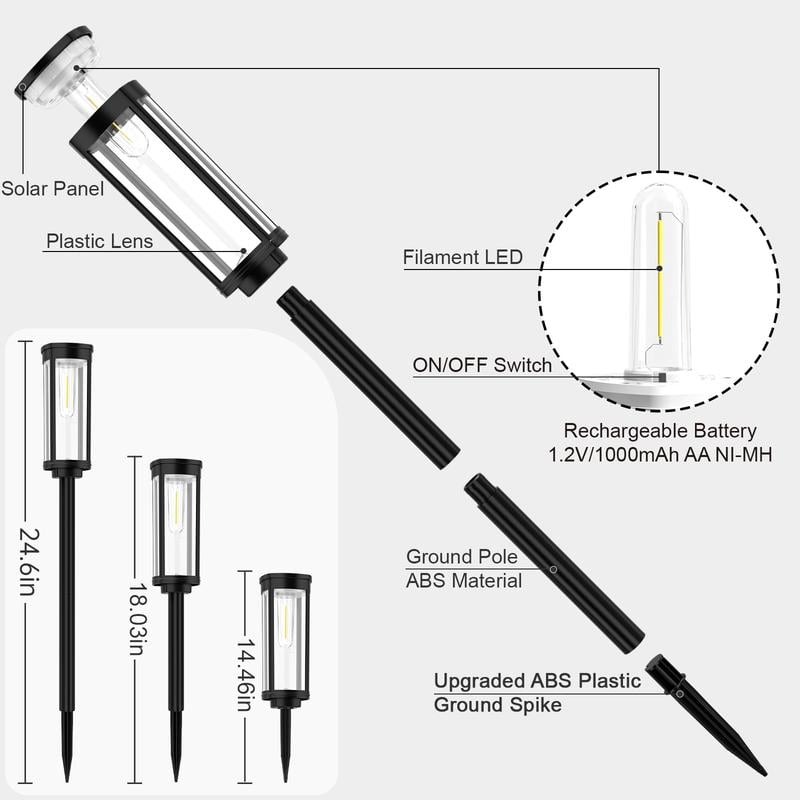 ☀️ LIMITED-TIME 50% OFF! ✨ Solar Pathway Lights Outdoor