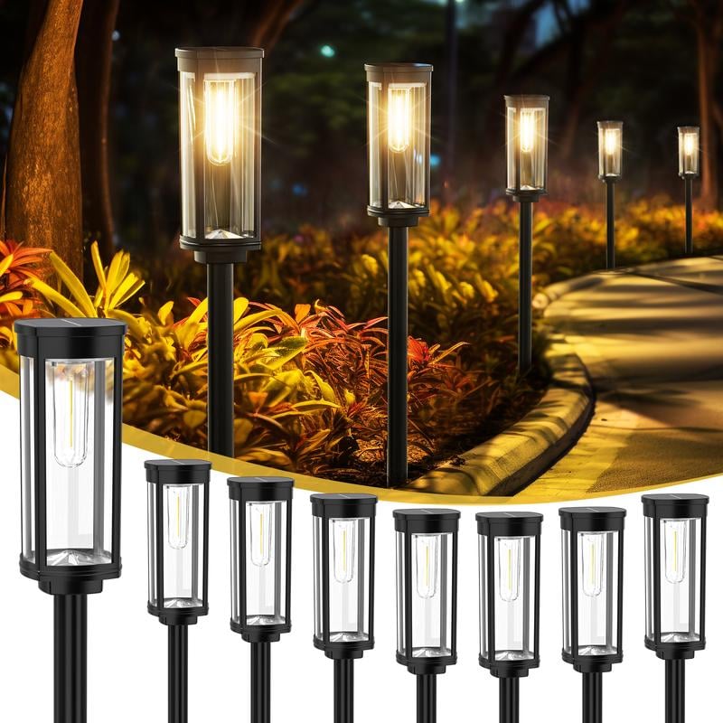 ☀️ LIMITED-TIME 50% OFF! ✨ Solar Pathway Lights Outdoor