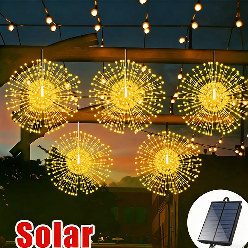 🎇Solar Firework String Lights for Yard & Parties