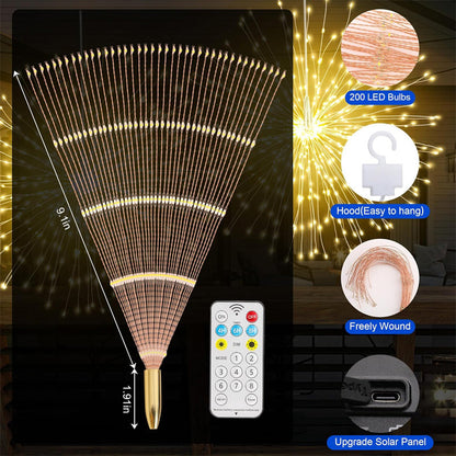 🎇Solar Firework String Lights for Yard & Parties