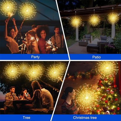 🎇Solar Firework String Lights for Yard & Parties