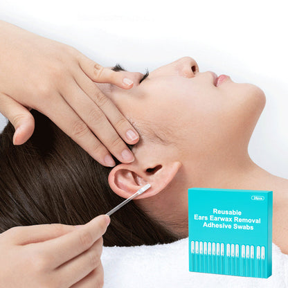 💞HOT SALE👂🏻Reusable Earwax Removal Adhesive Swabs