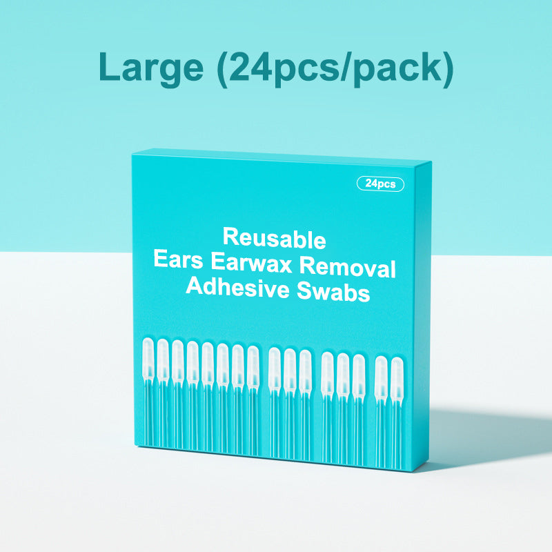 💞HOT SALE👂🏻Reusable Earwax Removal Adhesive Swabs