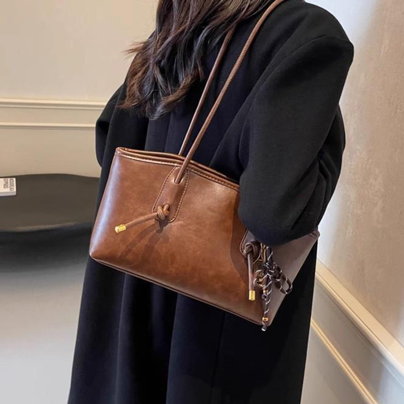 Women's Vintage PU Leather Shoulder Bag