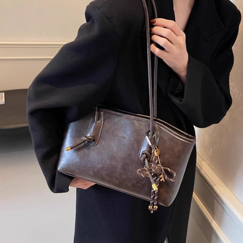 Women's Vintage PU Leather Shoulder Bag