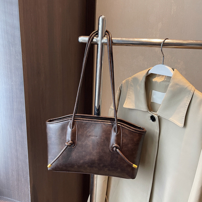 Women's Vintage PU Leather Shoulder Bag