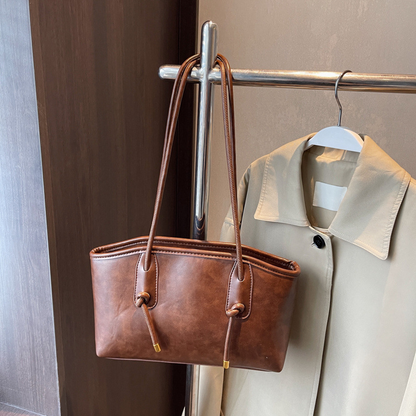 Women's Vintage PU Leather Shoulder Bag