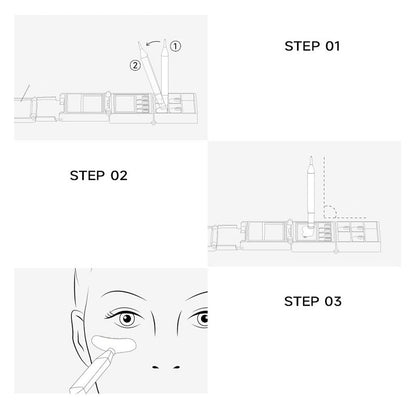 3-in-1 Kit: Eyeliner and Lower Lash Stamp