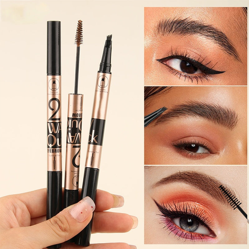 ✨Buy 1 Get 1 Free✨2-in-1 Waterproof Eyebrow Pencil with Gel