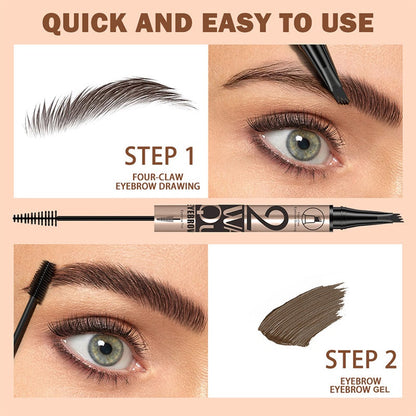 ✨Buy 1 Get 1 Free✨2-in-1 Waterproof Eyebrow Pencil with Gel