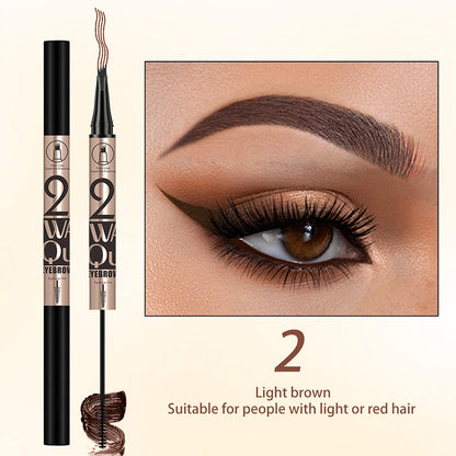 ✨Buy 1 Get 1 Free✨2-in-1 Waterproof Eyebrow Pencil with Gel