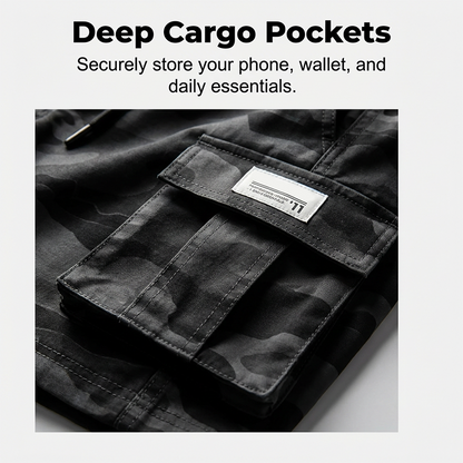 Men's Relaxed Fit Tactical Cargo Shorts
