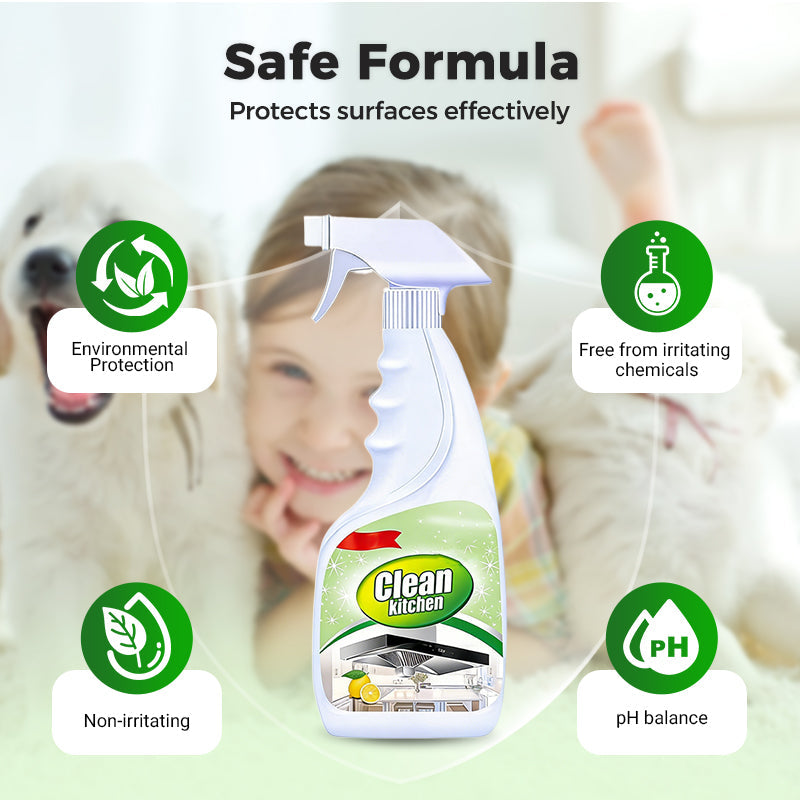 Heavy-Duty Kitchen Grease Cleaner Spray