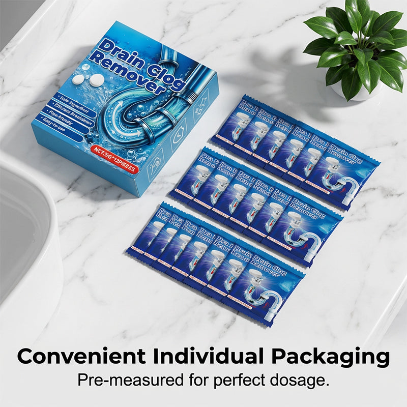 🫧🧼Effervescent Drain Clog Remover Tablets