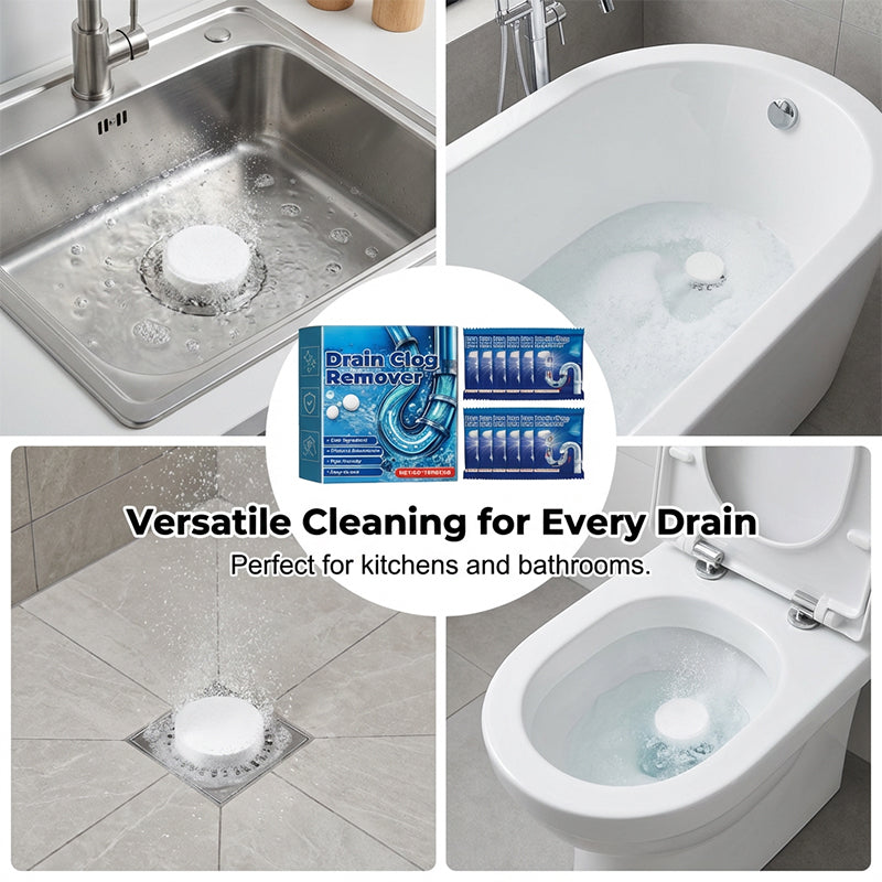 🫧🧼Effervescent Drain Clog Remover Tablets